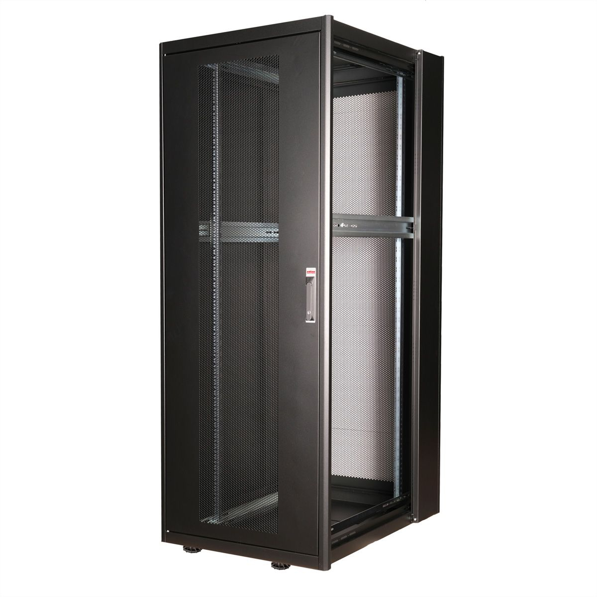 ROLINE Basic - Schrank Netzwerkschrank - perforierte T�r, 800x1000 BxT - RAL 9005, Jet Black - 42HE - 48.3 cm (19)