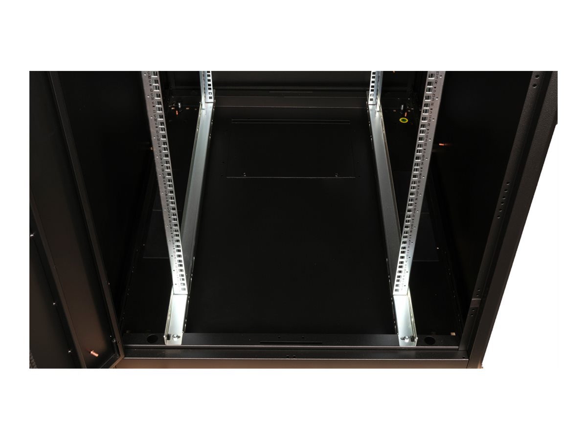 ROLINE Basic - Schrank Netzwerkschrank - perforierte T�r, 800x1000 BxT - RAL 9005, Jet Black - 42HE - 48.3 cm (19)