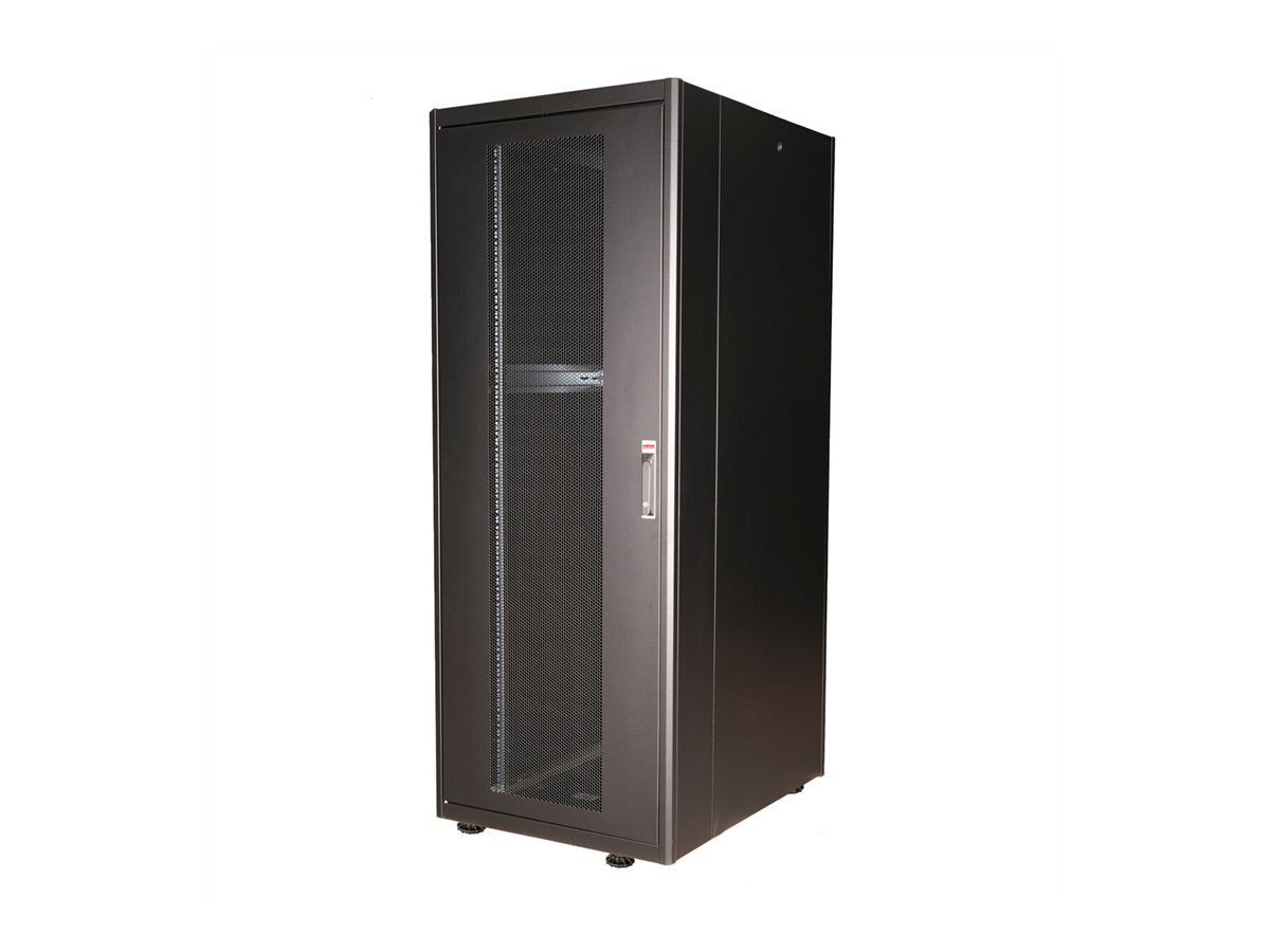 ROLINE Basic - Schrank Netzwerkschrank - perforierte T�r, 800x1000 BxT - RAL 9005, Jet Black - 42HE - 48.3 cm (19)