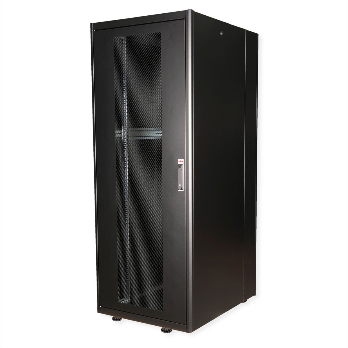 ROLINE Basic - Schrank Netzwerkschrank - perforierte T�r, 800x1000 BxT - RAL 9005, Jet Black - 42HE - 48.3 cm (19)