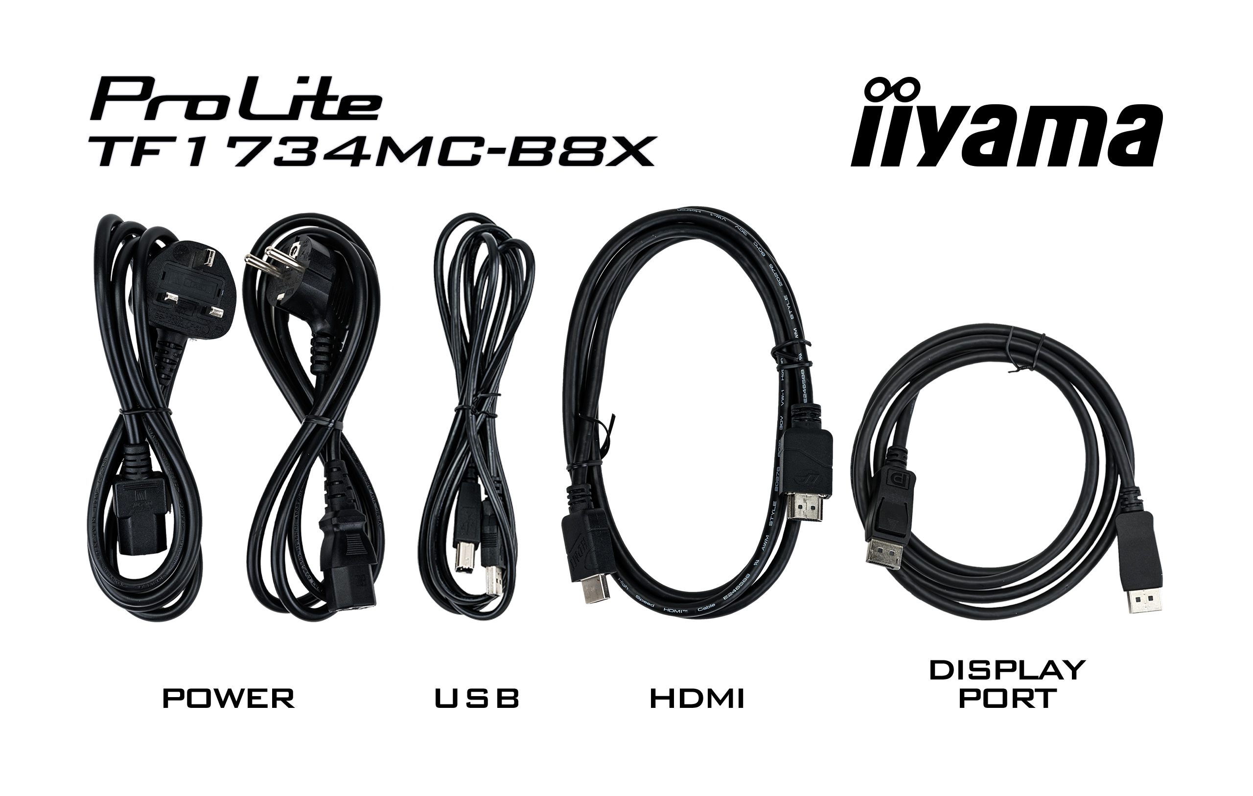 Iiyama 43.0cm (17) TF1734MC-B8X 5:4 M-Touch HDMI+DP VGA