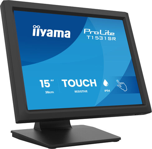 iiyama ProLite T1531SR-B2S pantalla para PC 38,1 cm (15) 1024 x 768 Pixeles XGA Pantalla t�ctil Mesa Negro