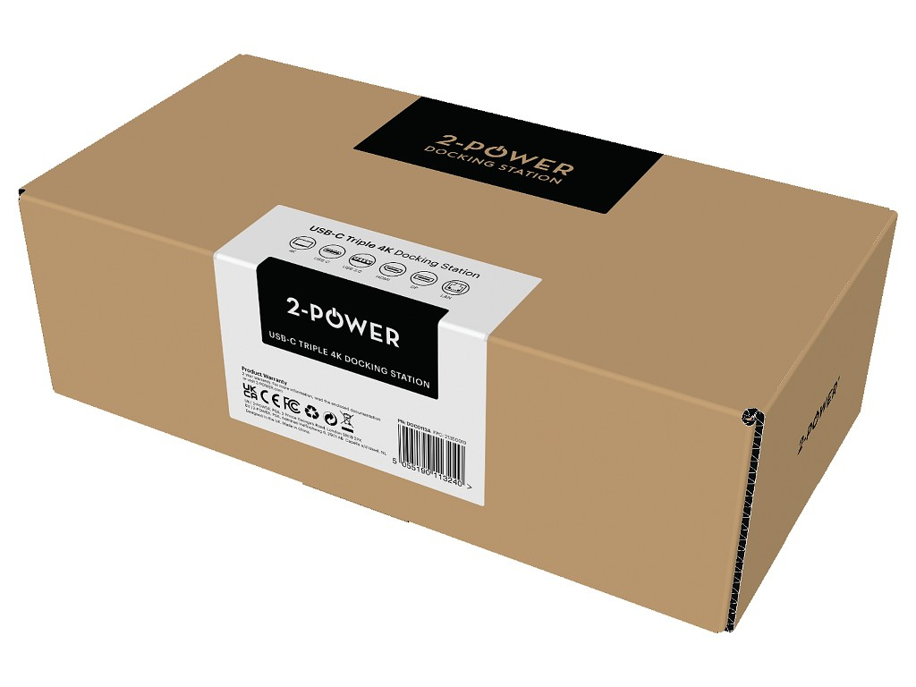 2-power DOC0113A - Schwarz - 4K Ultra HD - 85 mm - 250 mm - 30 mm - 386 g