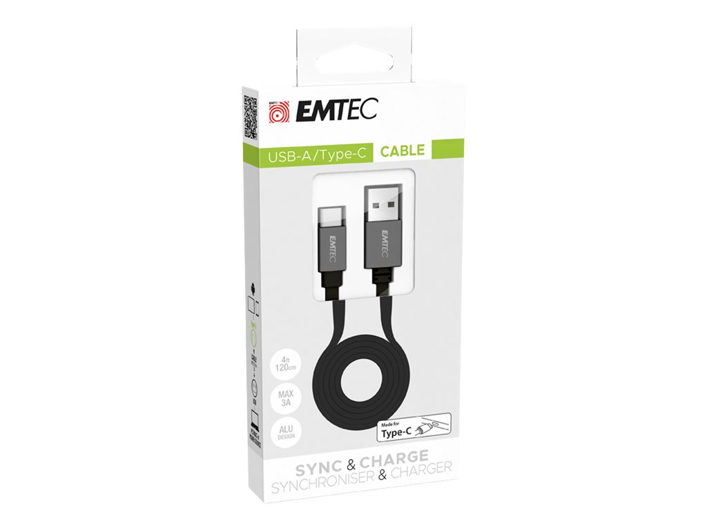 EMTEC T700TCU3 - USB-Kabel - USB-C (M) gerade zu USB (M)