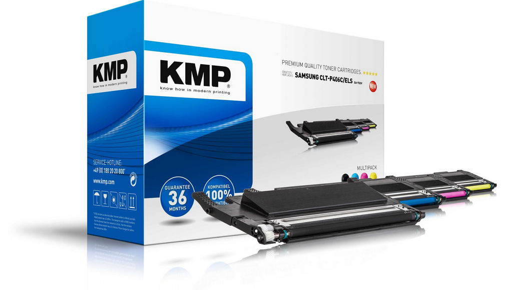 KMP SA-T53V cartucho de tner 4 pieza(s) Negro, Cian, Magenta, Amarillo