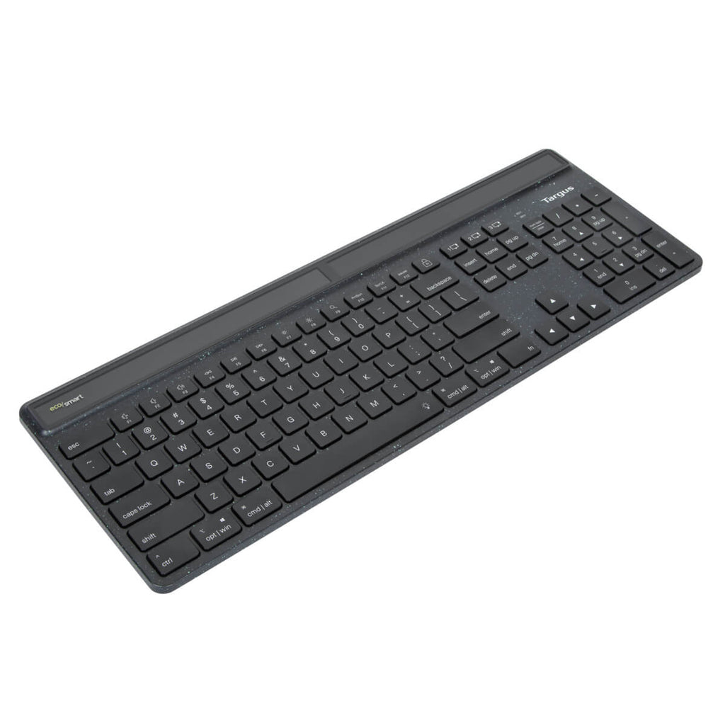 Targus Sustainable Energy Harvesting EcoSmart teclado Bluetooth AZERTY Francs Negro