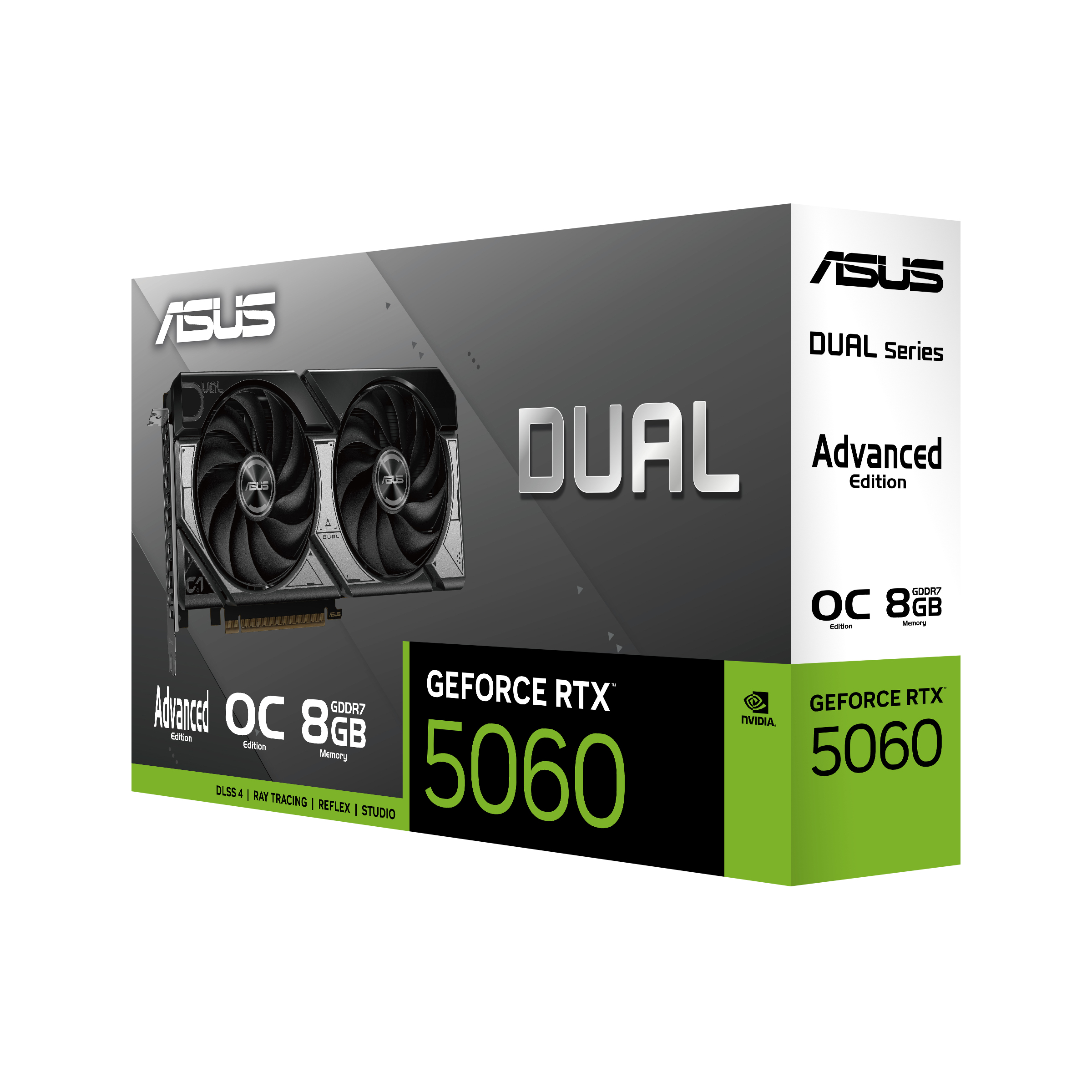 ASUS Dual GeForce RTX 5060 8GB GDDR7 OC Edition Advanced