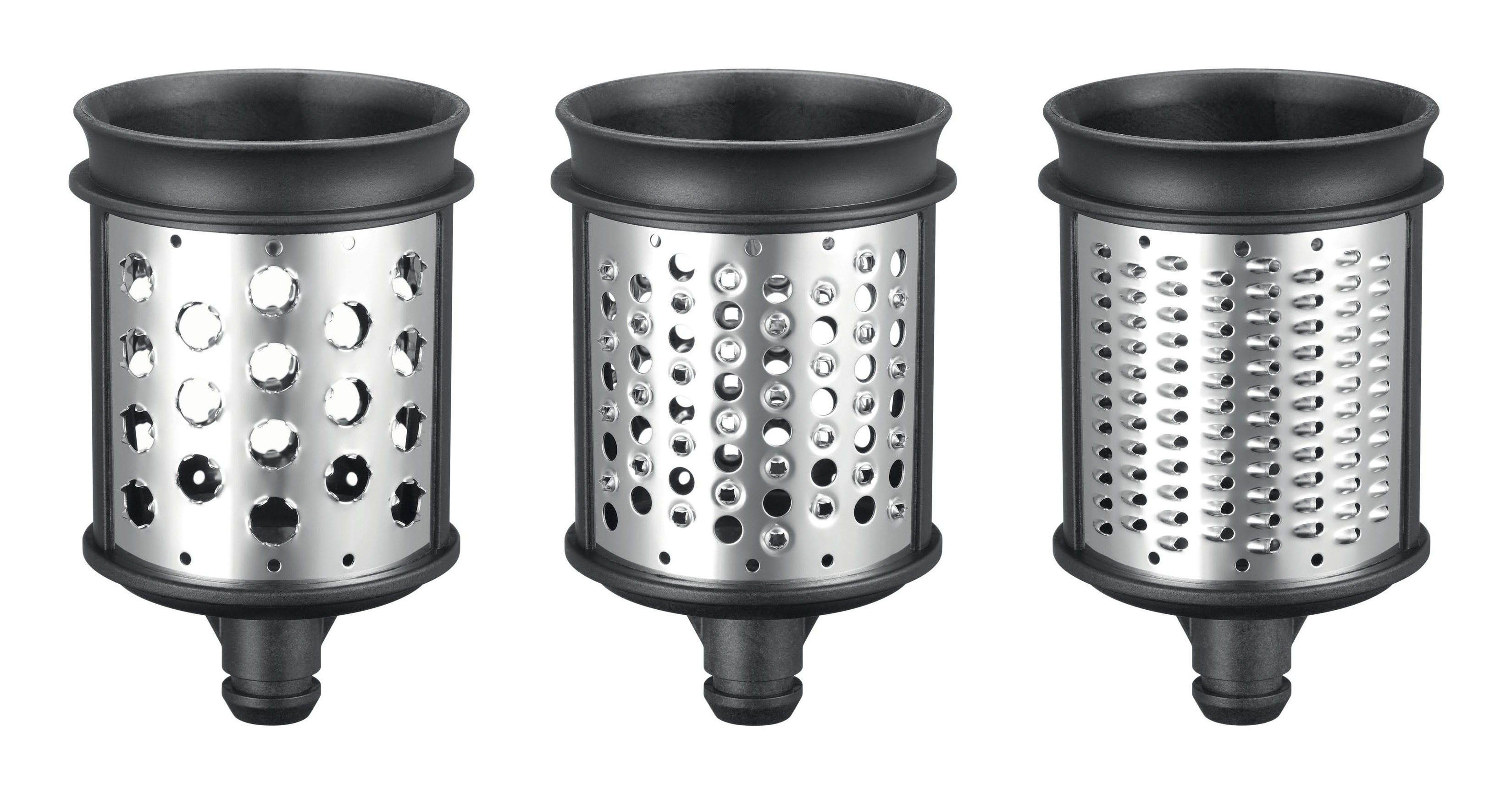 KitchenAid 5KSMEMVSC Set 3 cilindri di lame aggiuntivi per laccessorio affettaverdure e grattugia 5KSMVSA