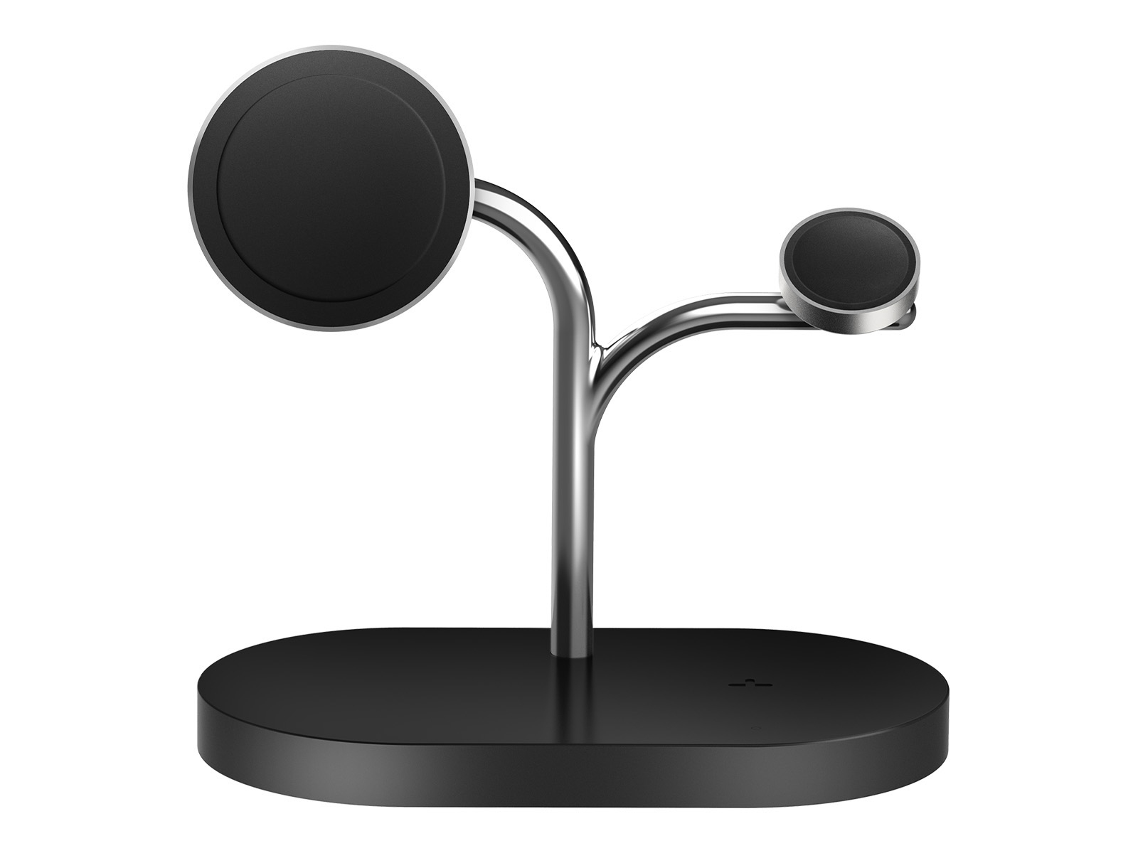 Samsung GP-PWU024WIABW cargador de dispositivo m�vil Auriculares, Smartphone, Reloj inteligente Negro, Plata USB Cargador inal�mbrico Interior