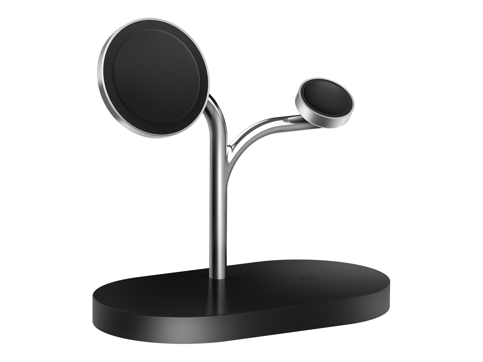 Samsung GP-PWU024WIABW cargador de dispositivo m�vil Auriculares, Smartphone, Reloj inteligente Negro, Plata USB Cargador inal�mbrico Interior