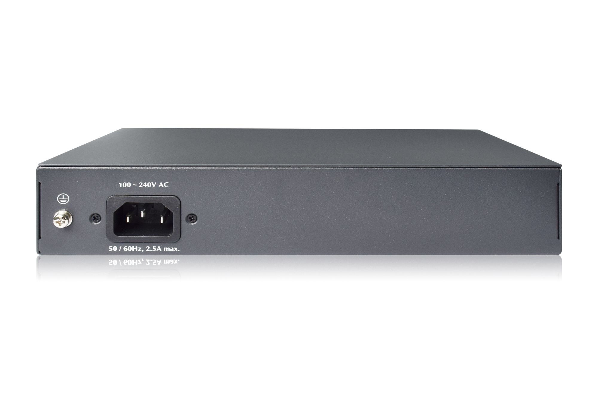 Digitus 8 Port Fast Ethernet PoE Switch, 19 Inch, Unmanaged, 2 Uplinks