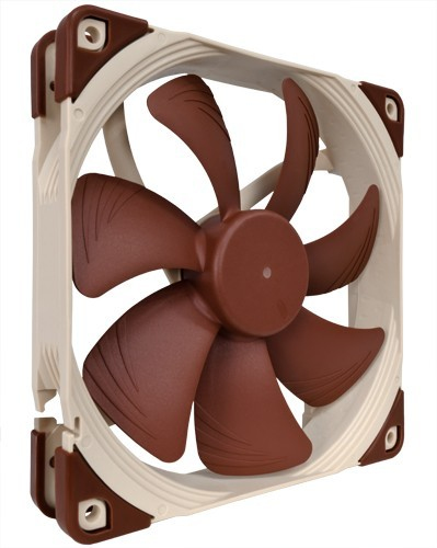 Noctua NF-A14 PWM sistema de refrigeraci�n para ordenador Carcasa del ordenador Ventilador 14 cm Marr�n