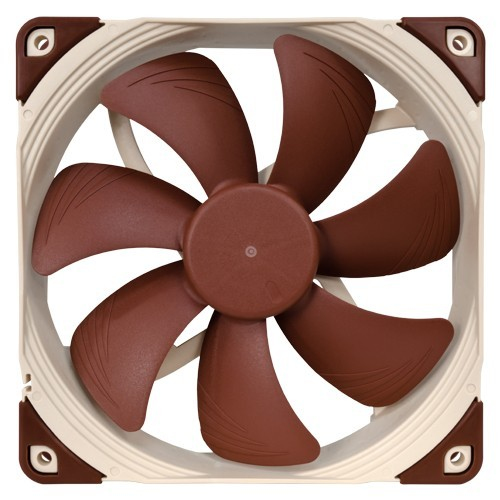 Noctua NF-A14 PWM sistema de refrigeraci�n para ordenador Carcasa del ordenador Ventilador 14 cm Marr�n