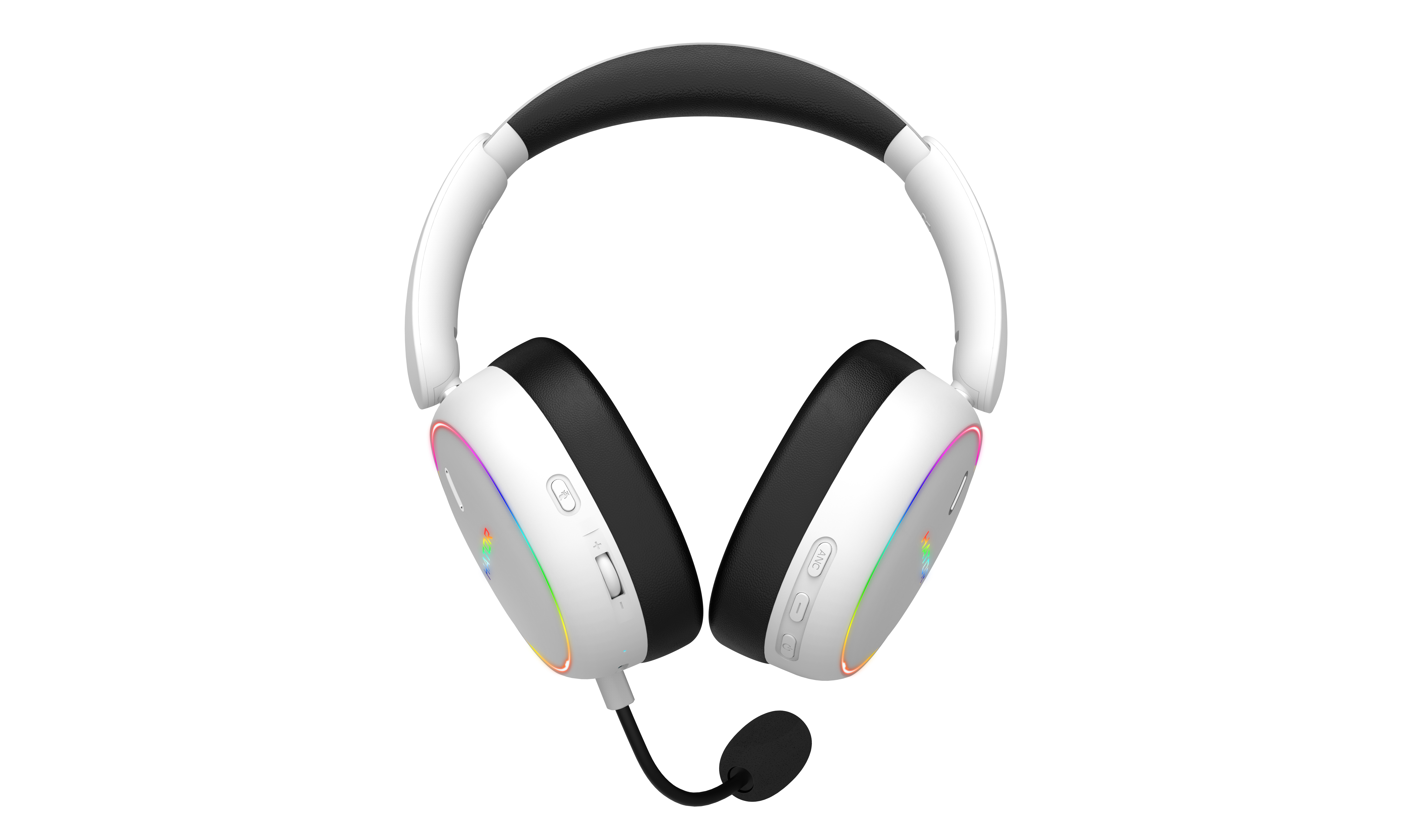 HATOR Phoenix 2 Wireless Auricolare Con cavo e senza cavo A Padiglione Gaming USB Type-C / USB Type-A Bluetooth Bianco