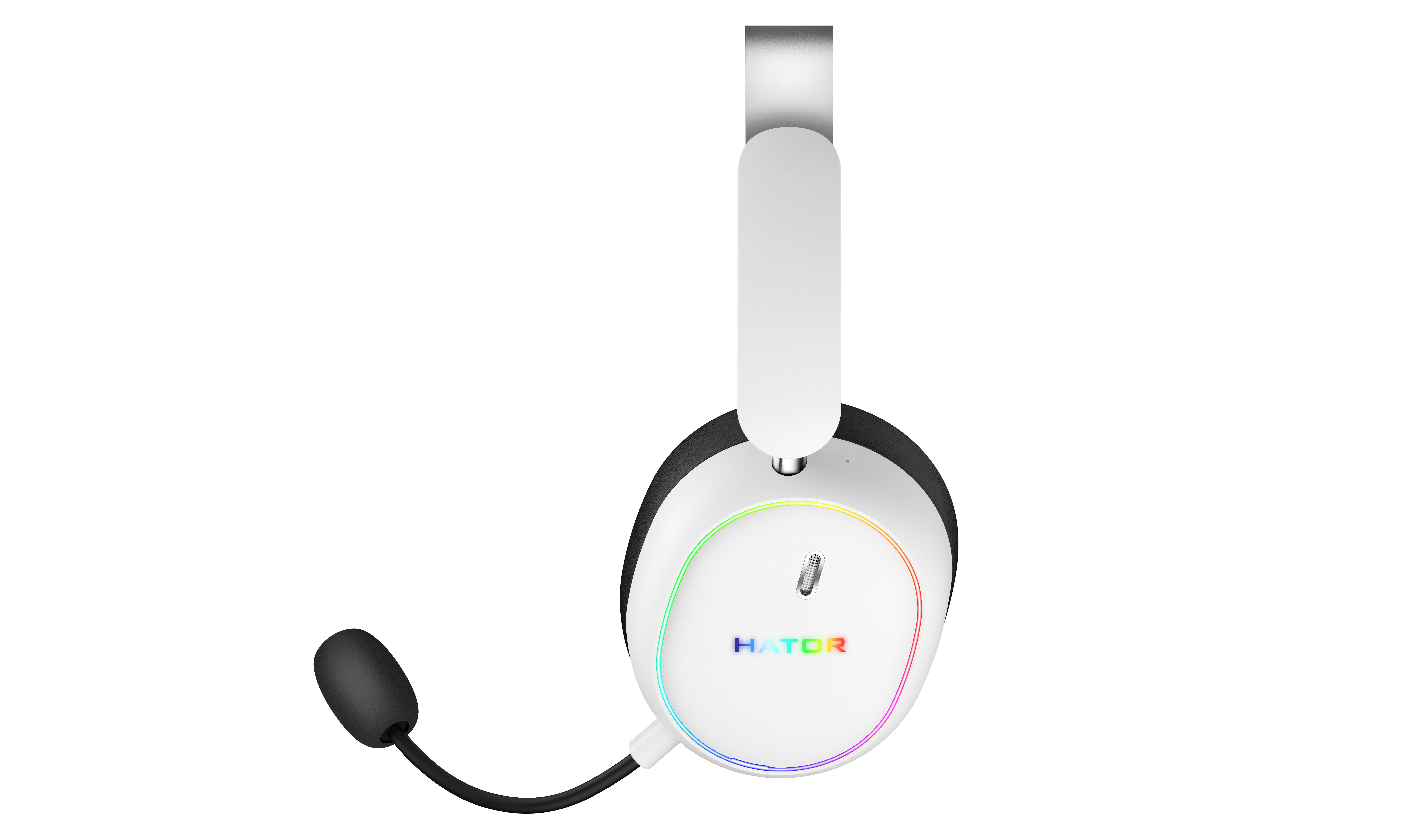 HATOR Phoenix 2 Wireless Auricolare Con cavo e senza cavo A Padiglione Gaming USB Type-C / USB Type-A Bluetooth Bianco