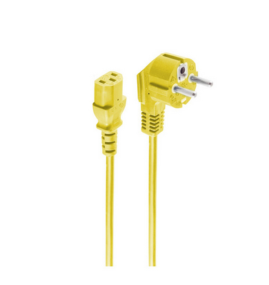 shiverpeaks BS09-05042 Yellow 3 m CEE7/7 IEC C13