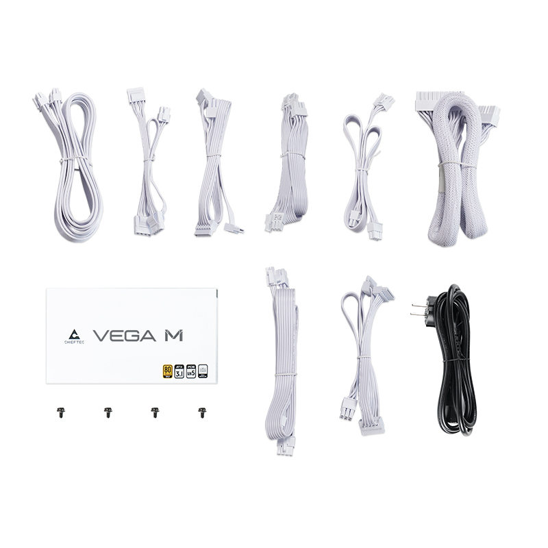 Chieftec Vega M White 80Plus Gold - 80 PLUS Gold
