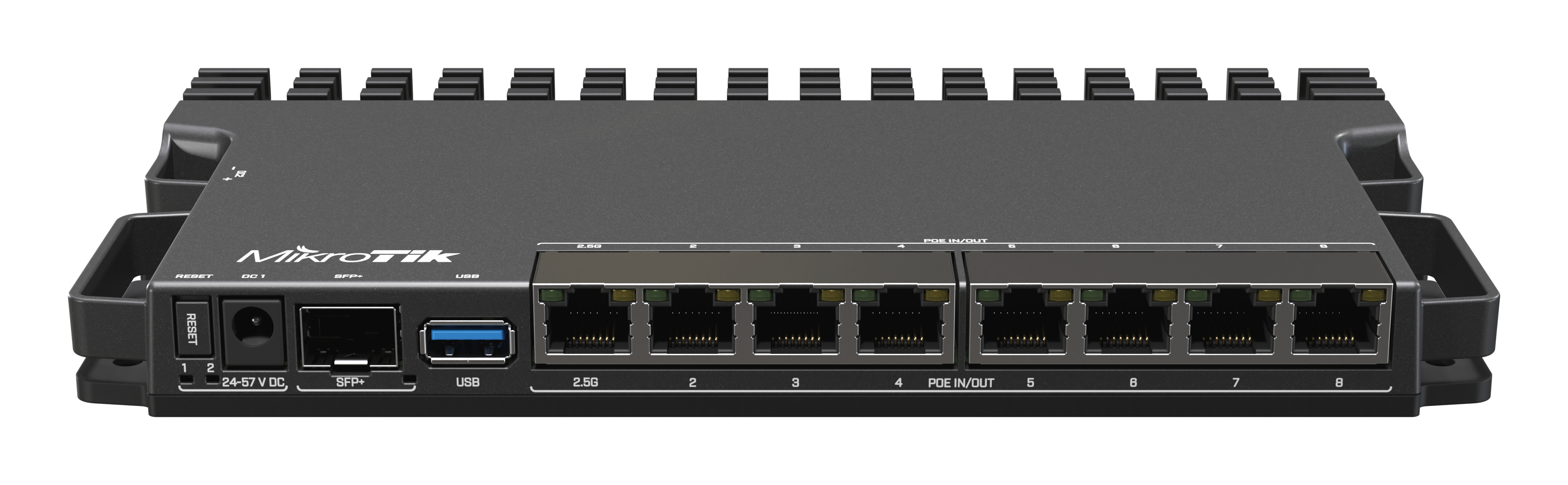MikroTik RB5009UPR+S+IN - Router - 8-Port-Switch