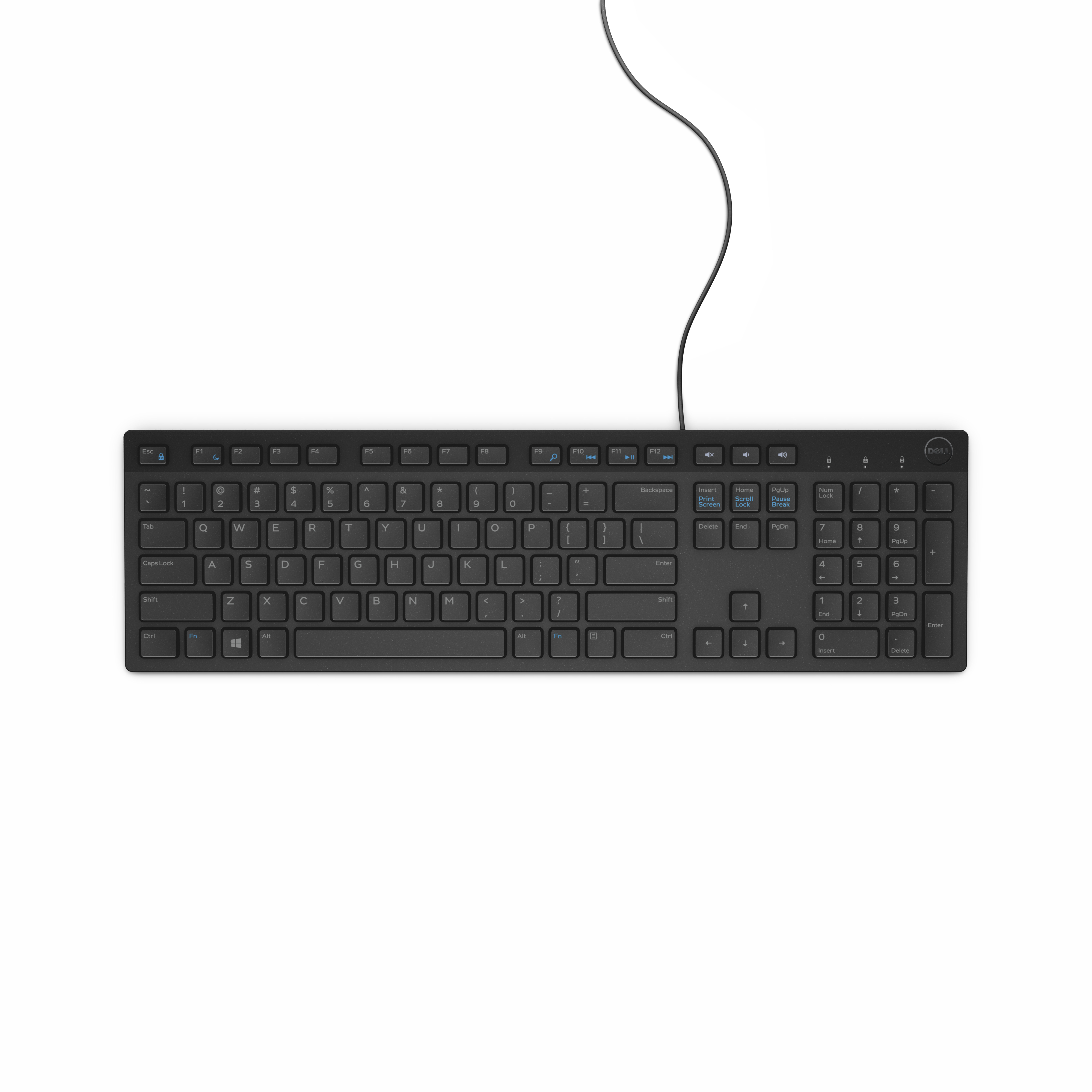 Dell KB216 - Tastatur - USB - QWERTY - GB - Schwarz