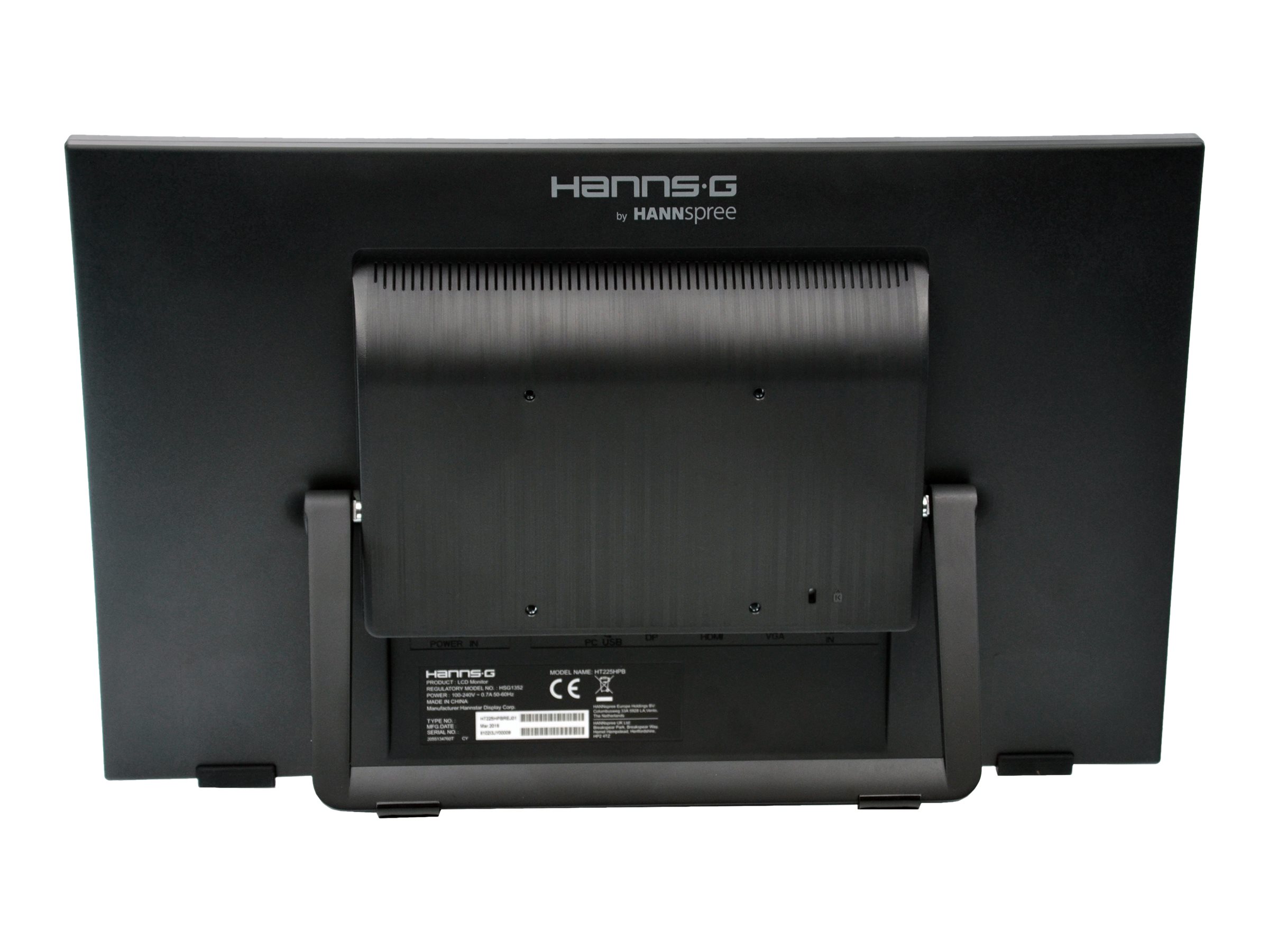 Hannspree HT225HPB pantalla para PC 54,6 cm (21.5) 1920 x 1080 Pixeles Full HD LED Pantalla t�ctil Mesa Negro