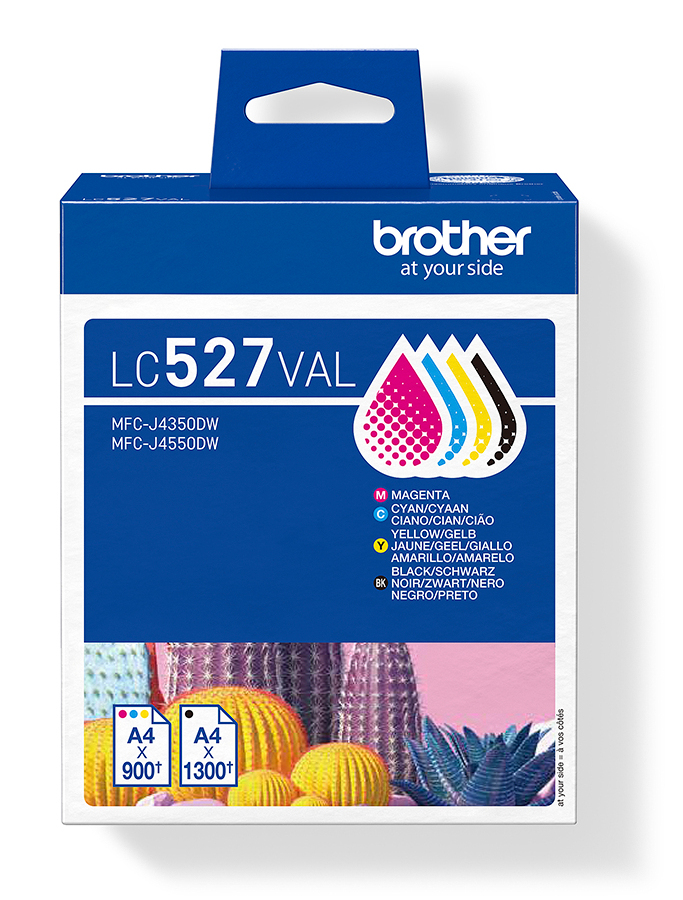 Brother Genuine LC527VAL Ink Cartridge Value Pack