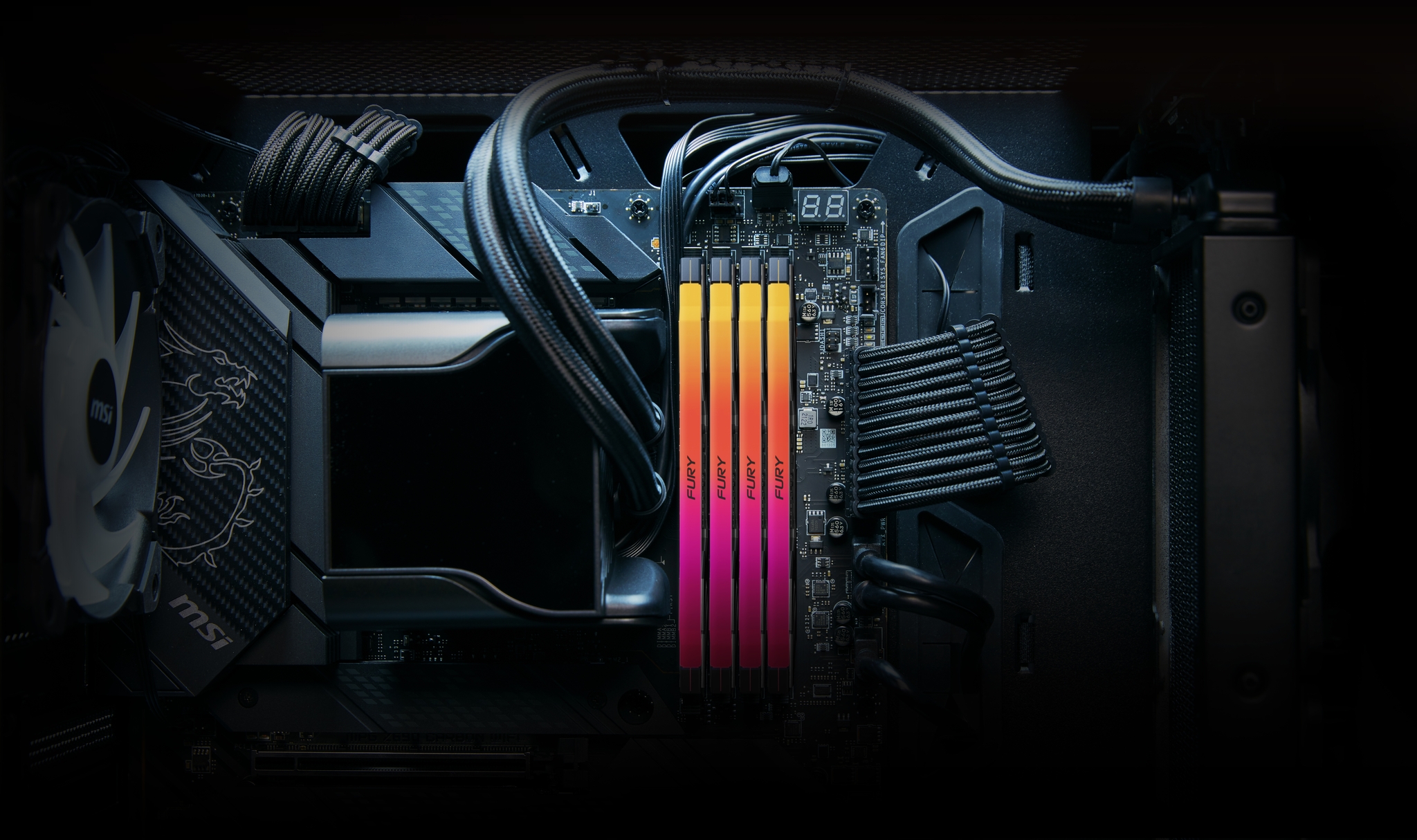 Kingston 32GB DDR5-6400MT/s CL32 DIMM FURY RGB XM