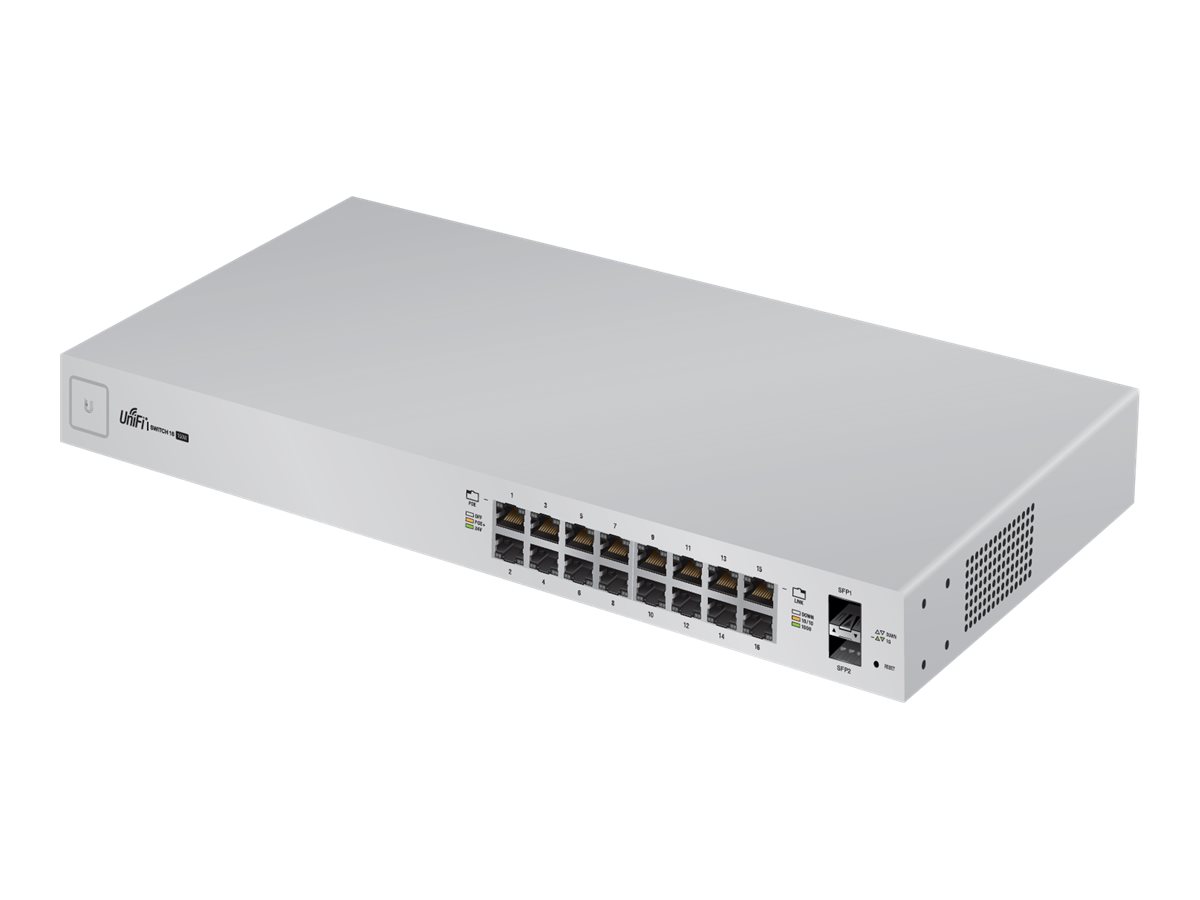 UbiQuiti UniFi Switch US-16-150W - Switch - managed - 16 x 10/100/1000 (PoE+)