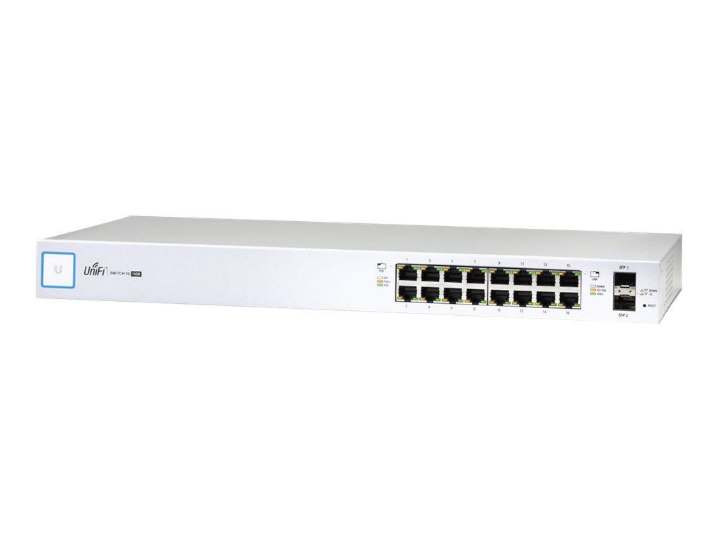 UbiQuiti UniFi Switch US-16-150W - Switch - managed - 16 x 10/100/1000 (PoE+)