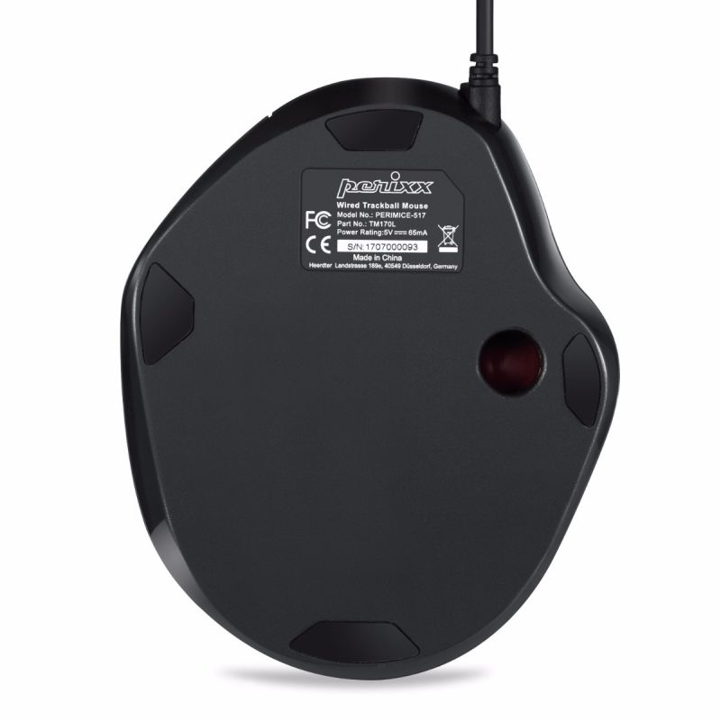 Perixx PERIMICE-517 mouse Right-hand USB Type-A Laser 1000 DPI
