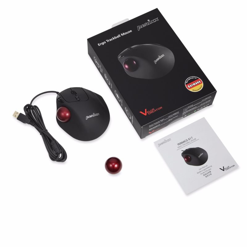 Perixx PERIMICE-517 mouse Right-hand USB Type-A Laser 1000 DPI