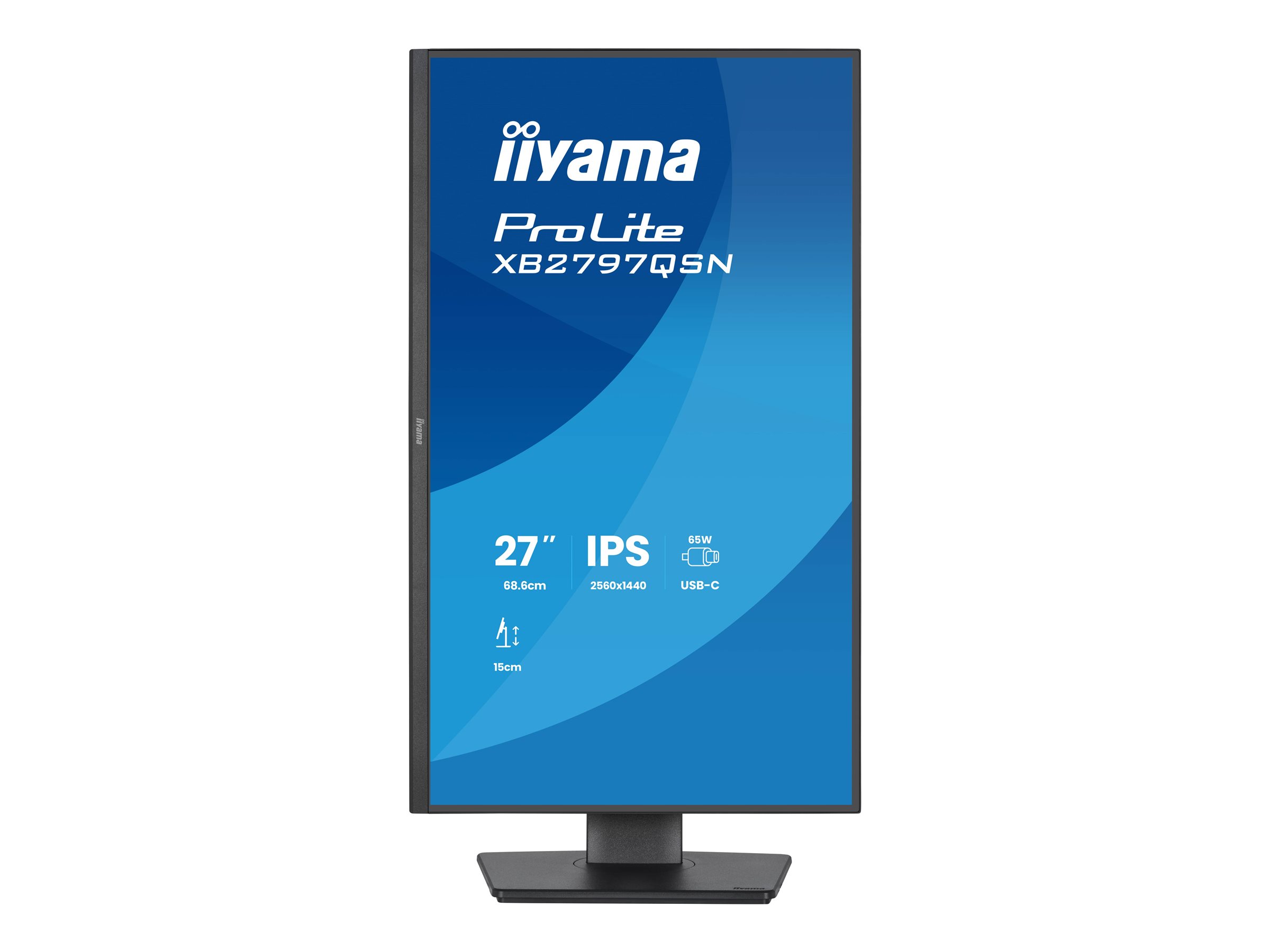 iiyama ProLite XB2797QSN-B1 computer monitor 68.6 cm (27) 2560 x 1440 pixels Quad HD LCD Black