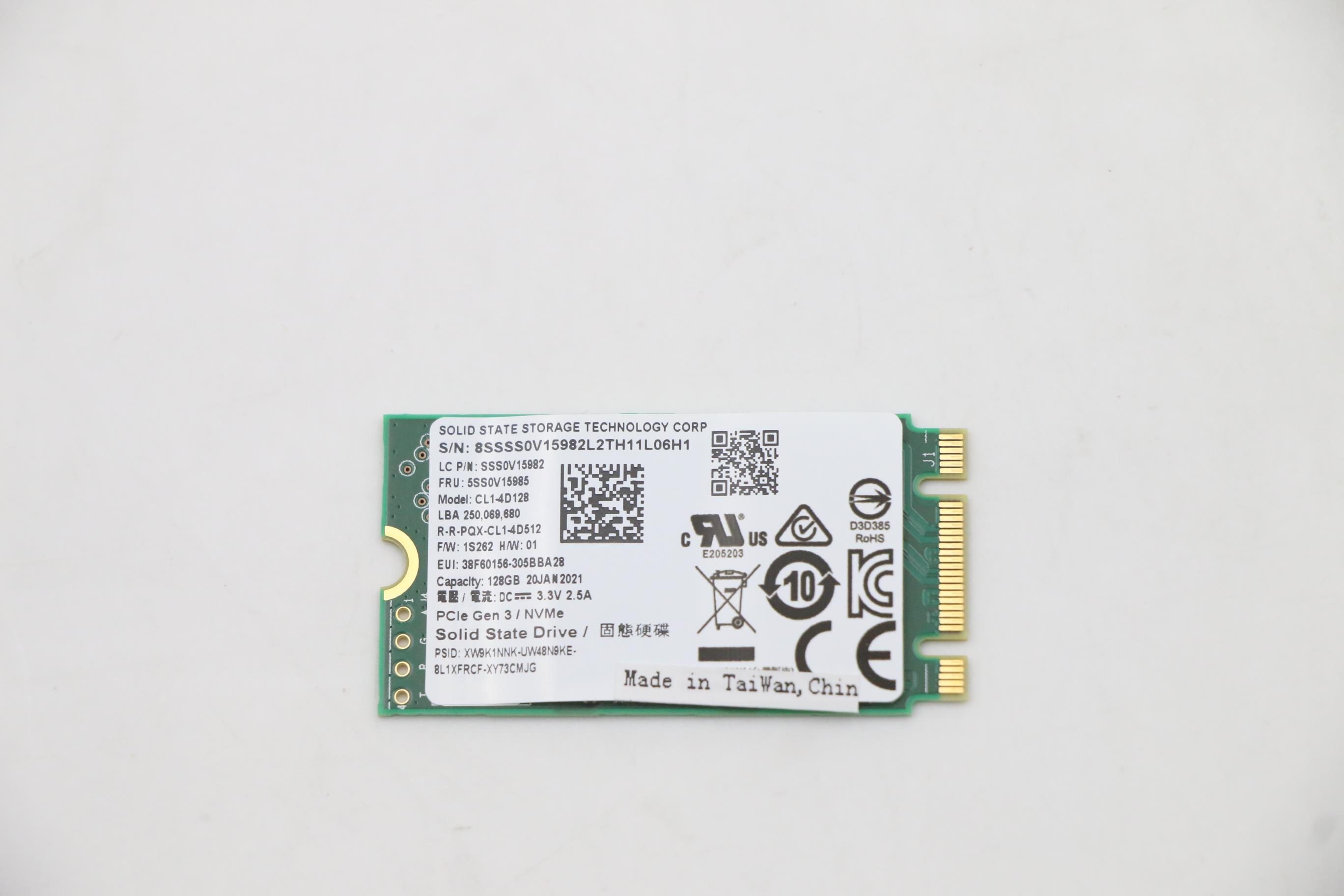 Lenovo 5SS0V15985 unidad de estado slido M.2 128 GB PCI Express