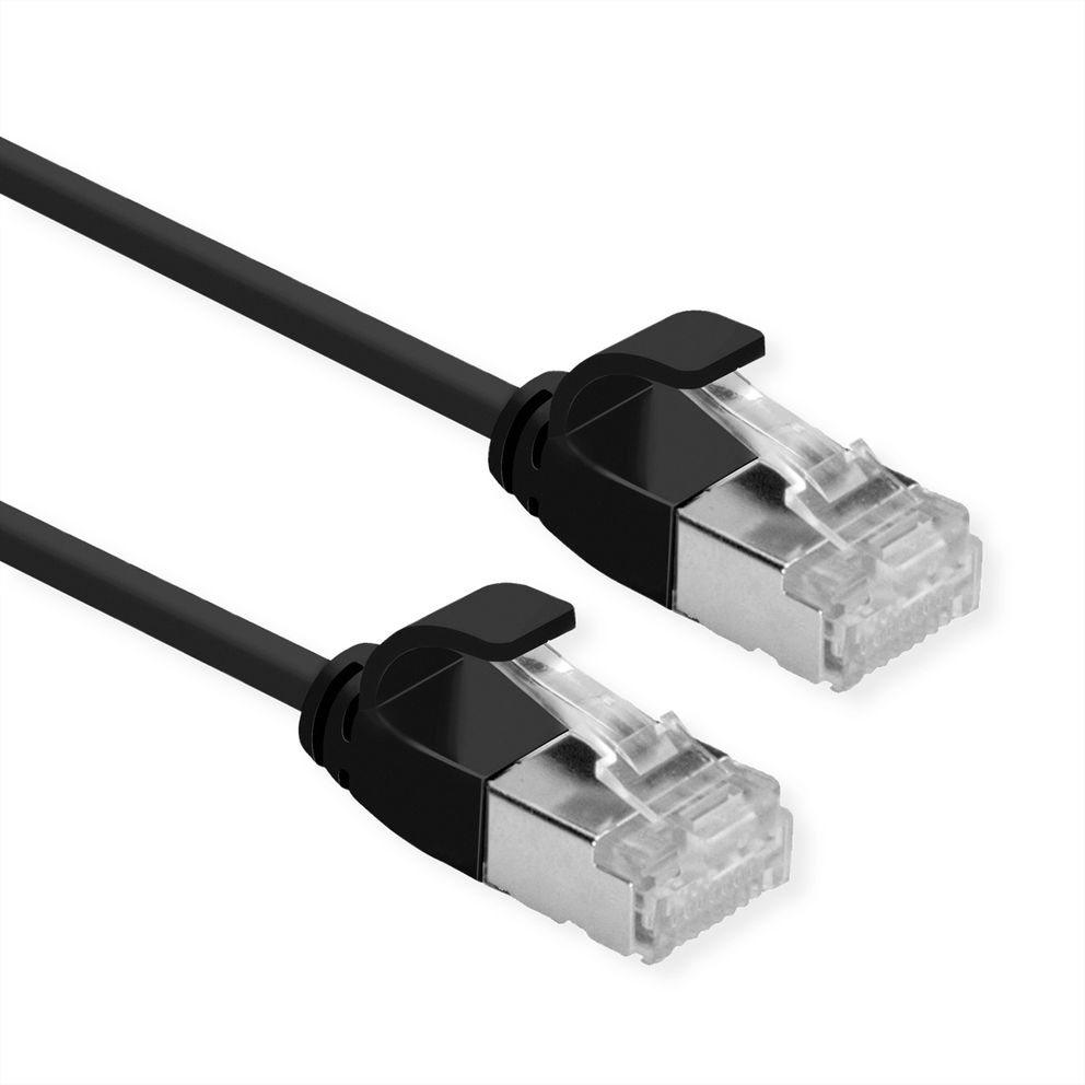 Secomp 21.15.3355 cavo di rete Nero 2 m Cat6a U/FTP (STP)