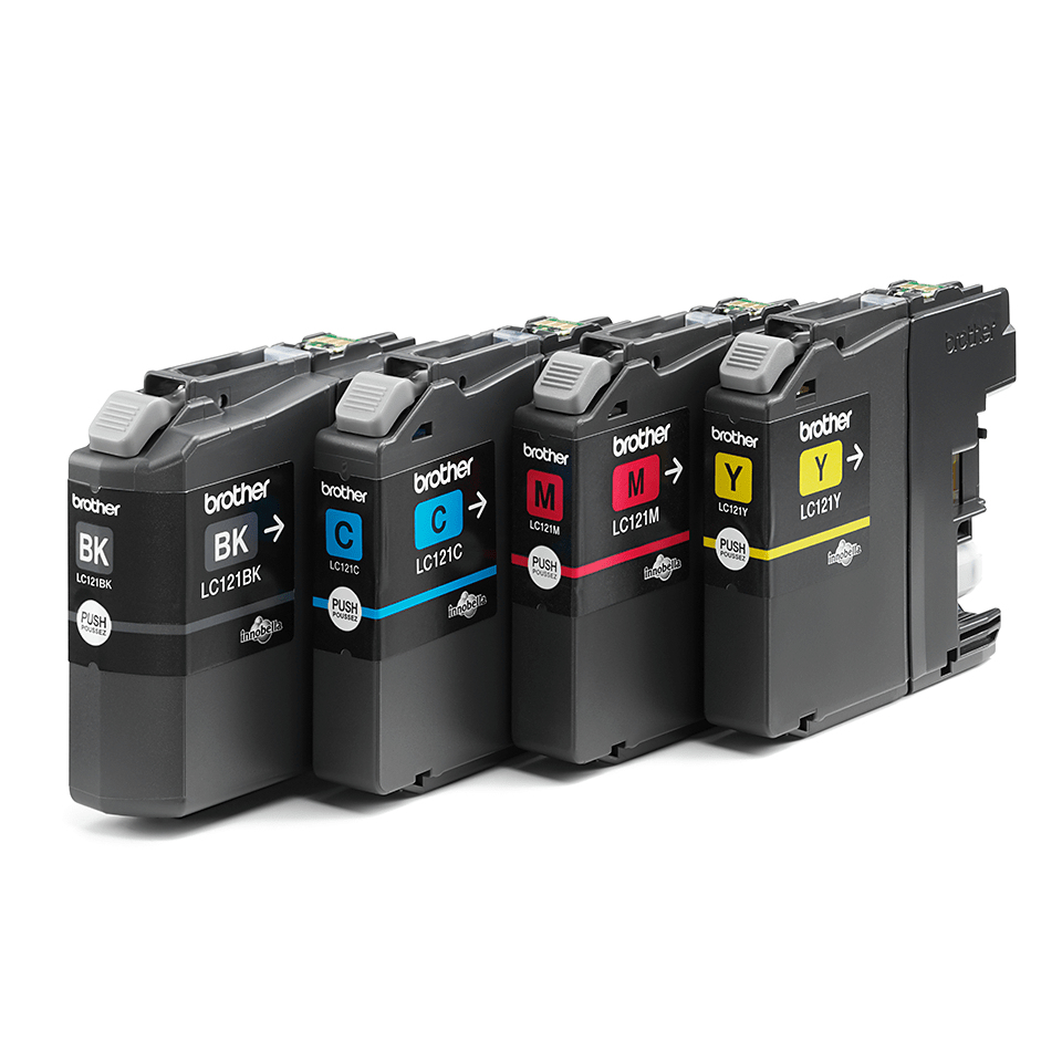 Brother LC121 Value Pack - Schwarz, Gelb, Cyan, Magenta