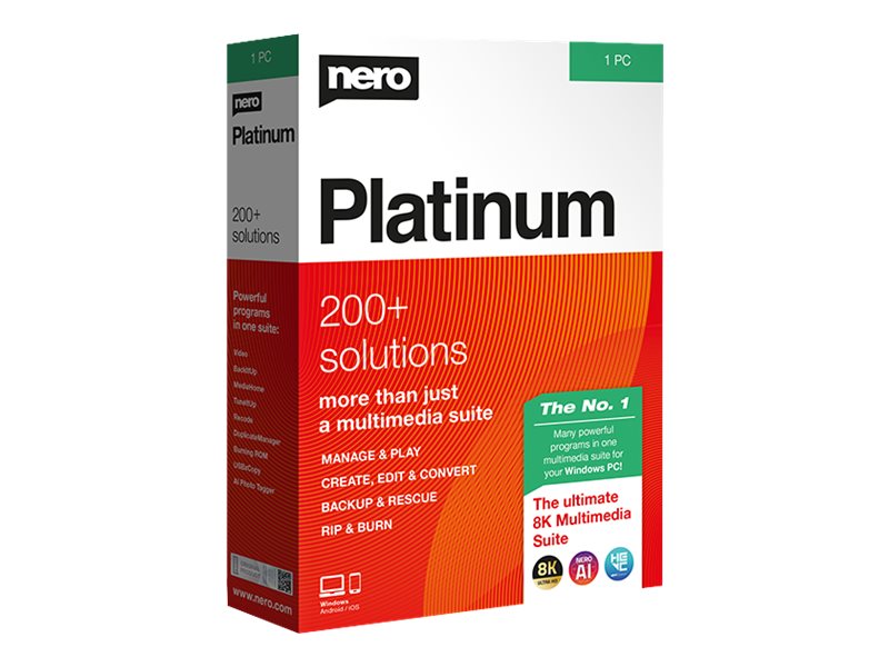 Nero Platinum Unlimited - 1 PC - ( nur Lizenz Code, KEINE MINI-BOX)