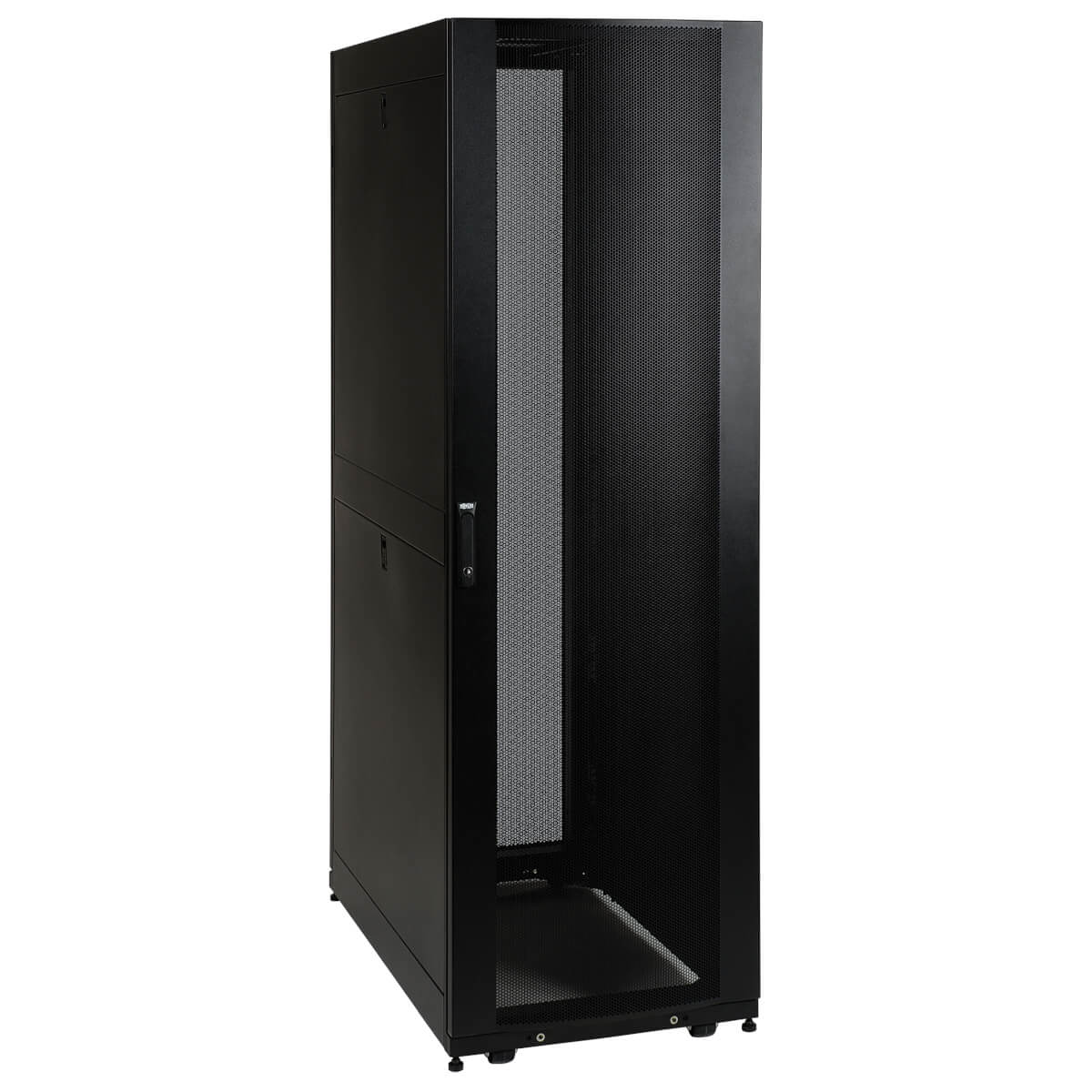 Tripp 42U Rack Enclosure Server Cabinet w/ Doors & Sides - Schrank Netzwerkschrank - Schwarz - 42HE - 48.3 cm (19)