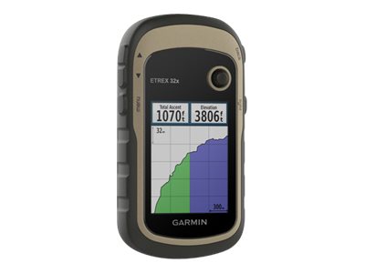 Garmin eTrex 32x tracker GPS Personnel 8 Go Noir, Vert
