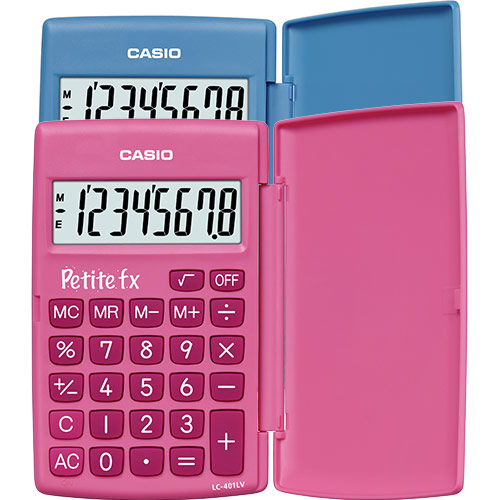 Calculatrice de poche CASIO 8 chiffres PETITE FX BLEU