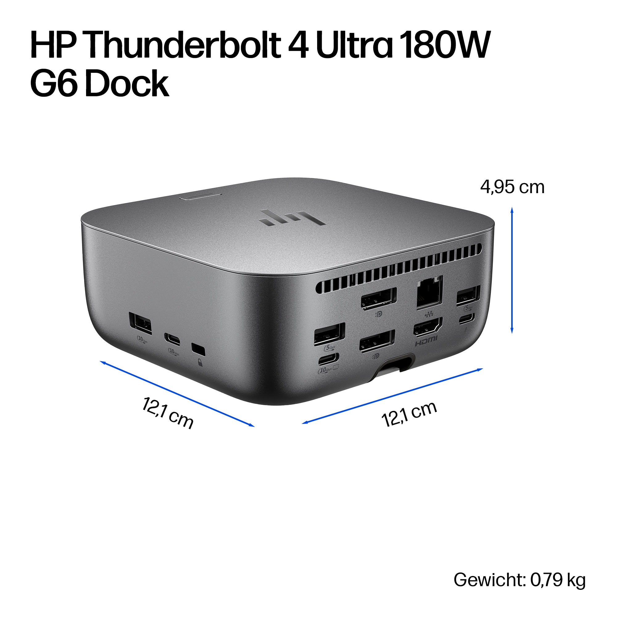 HP Base de acoplamiento Thunderbolt 4 Ultra de 180 W G6