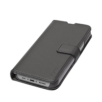 SBS Wallet Stand iPhone 15 schwarz