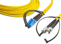 Lightwin LDP-09 LC-ST 10.0 cavo a fibre ottiche 10 m Giallo