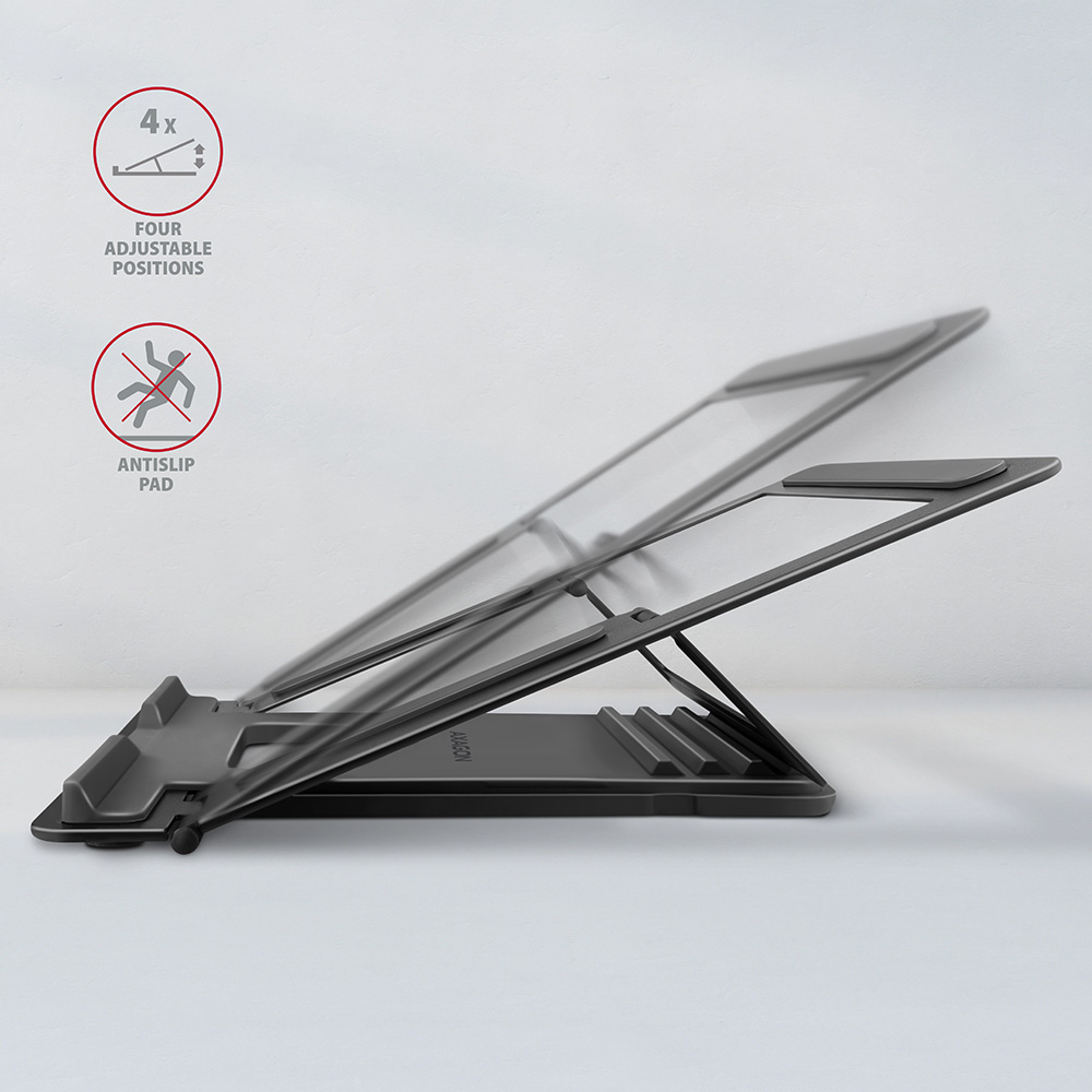 Axagon STND-L laptop stand Grey 40.6 cm (16)