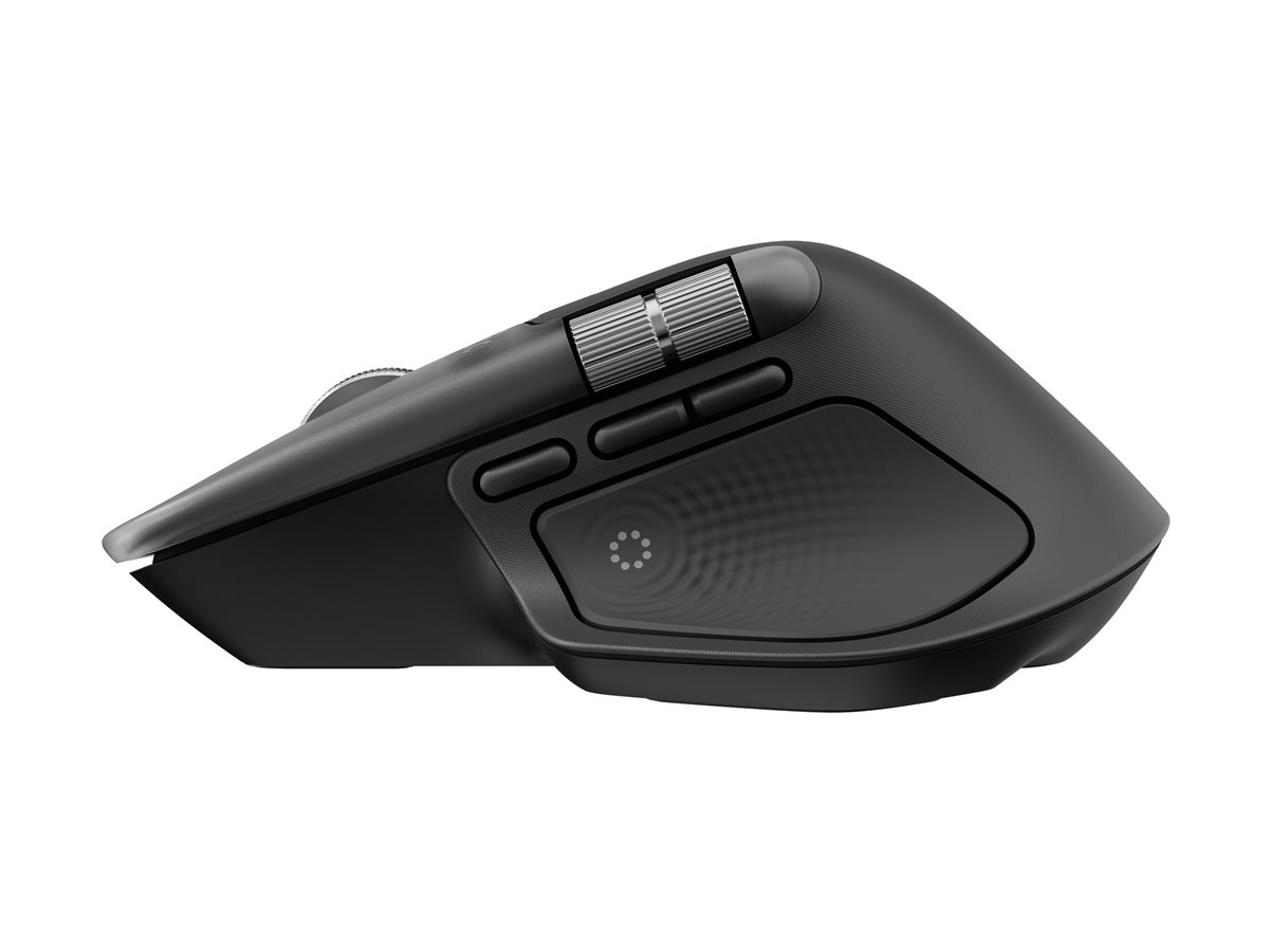 Logitech MX Master 4 for Mac - Maus - 8 Tasten - kabellos - Bluetooth, 2.4 GHz - kabelloser Empf�nger (USB)
