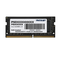PATRIOT PSD48G32002S Signature-Line SO-DIMM, 8GB, DDR4, 8GB, 3200 Mhz, 22-22-22-52, 1.2v - 8 GB - DDR4