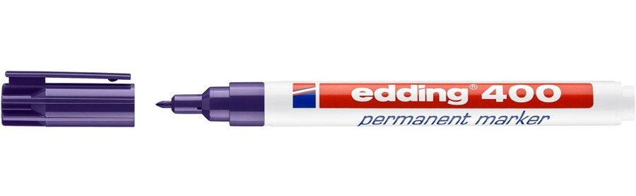 Edding 400 permanent marker Bullet tip Purple