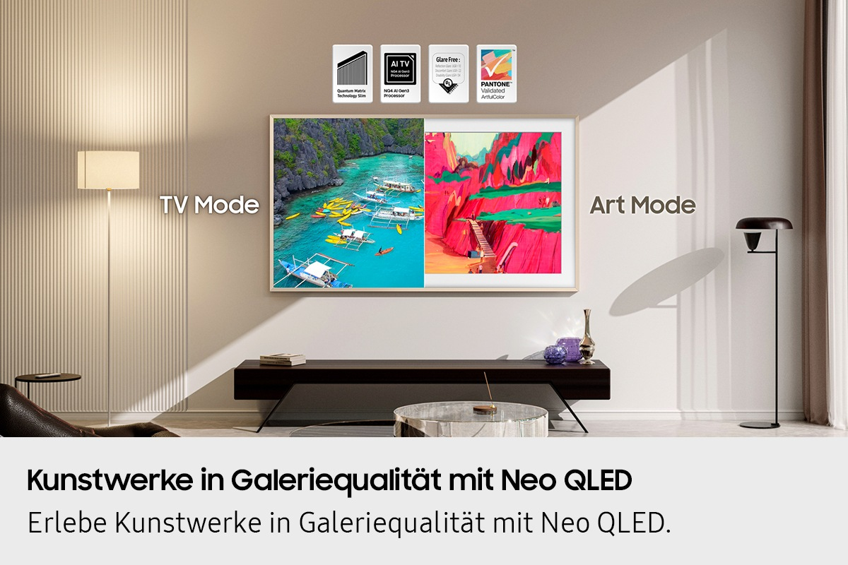 Samsung The Frame GQ65LS03FWU 165,1 cm (65) 4K Ultra HD Smart TV Wifi Negro