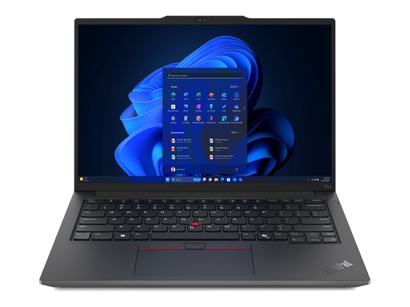 Lenovo ThinkPad E14 Gen 6 21M7 - 180-Scharnierdesign - Intel Core Ultra 7 155H / 1.4 GHz - Win 11 Pro - Intel Arc Graphics - 16 GB RAM - 512 GB SSD TCG Opal Encryption 2, NVMe - 35.6 cm (14)