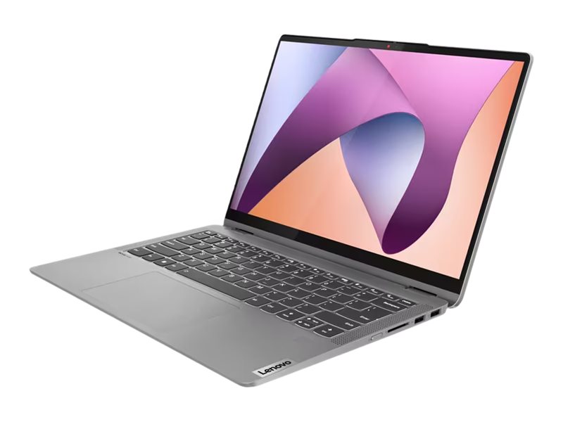Lenovo IdeaPad Flex 5 14ABR8 AMD Ryzen 5 7430U Ibrido (2 in 1) 35,6 cm (14) Touch screen WUXGA 16 GB LPDDR4x-SDRAM 512 GB SSD Wi-Fi 6 (802.11ax) Windows 11 Home Tedesco Grigio