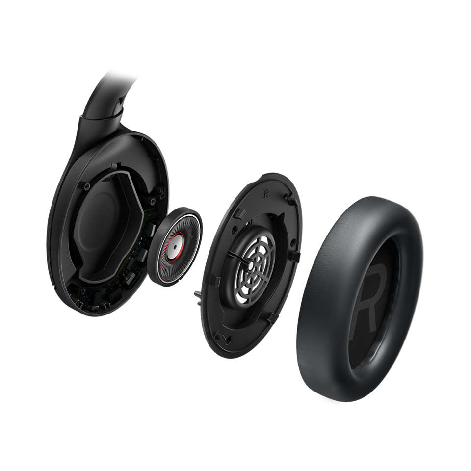 Philips TAH8506BK/00 couteur/casque couteurs Sans fil Arceau Appels/Musique USB Type-C Bluetooth Noir