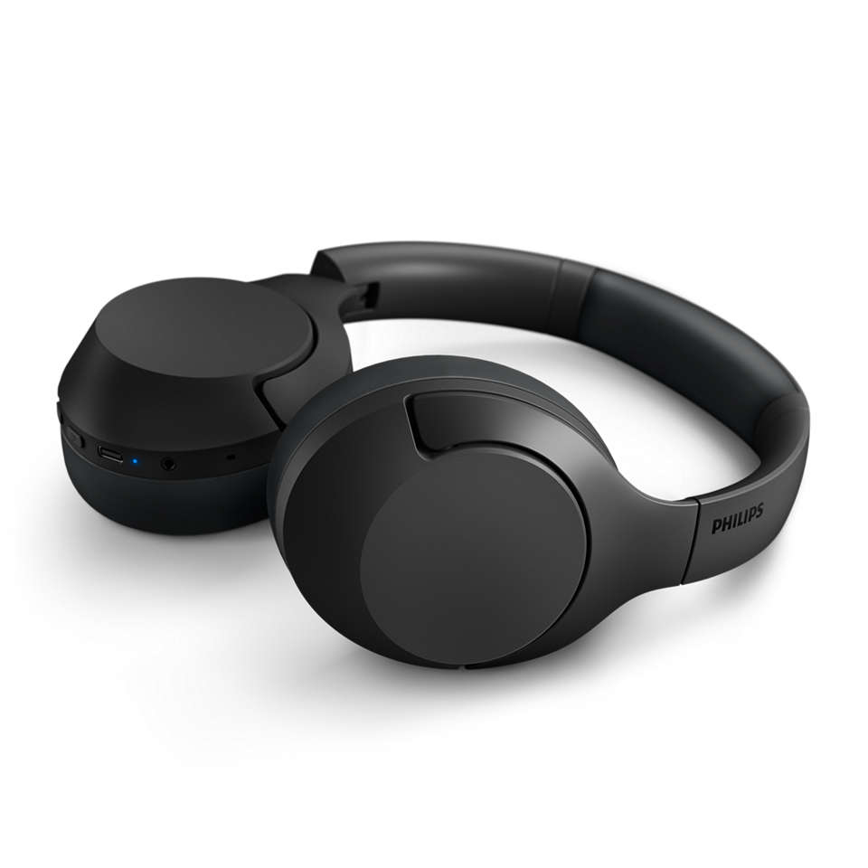 Philips TAH8506BK/00 couteur/casque couteurs Sans fil Arceau Appels/Musique USB Type-C Bluetooth Noir